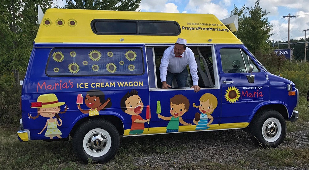 PFM icecream wagon